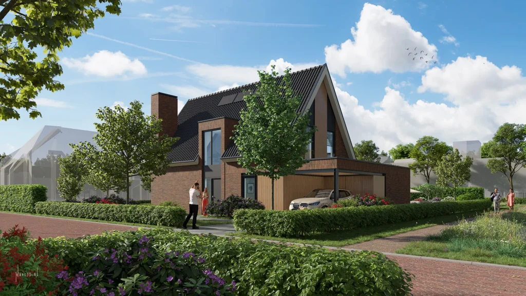 Impressie van Villa Cyaan, vrijstaand met lage kap