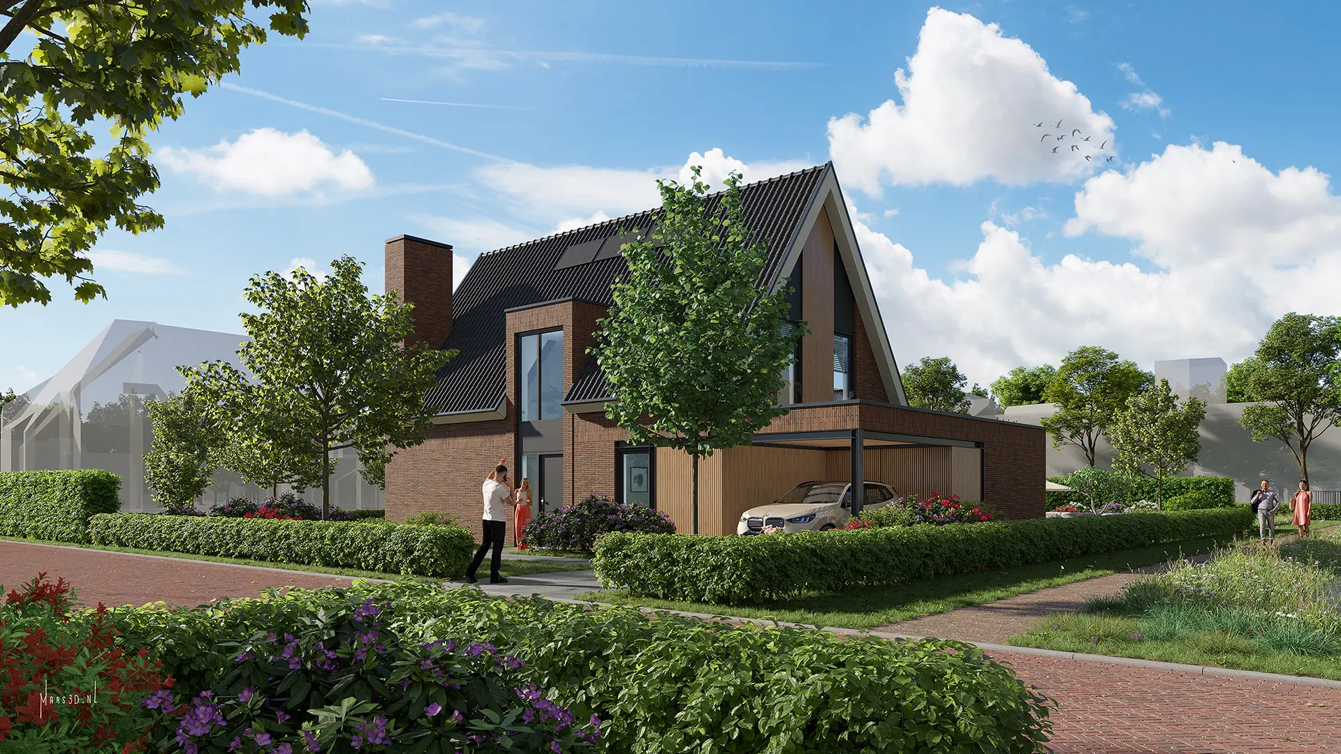 Impressie van Villa Cyaan, vrijstaand met lage kap
